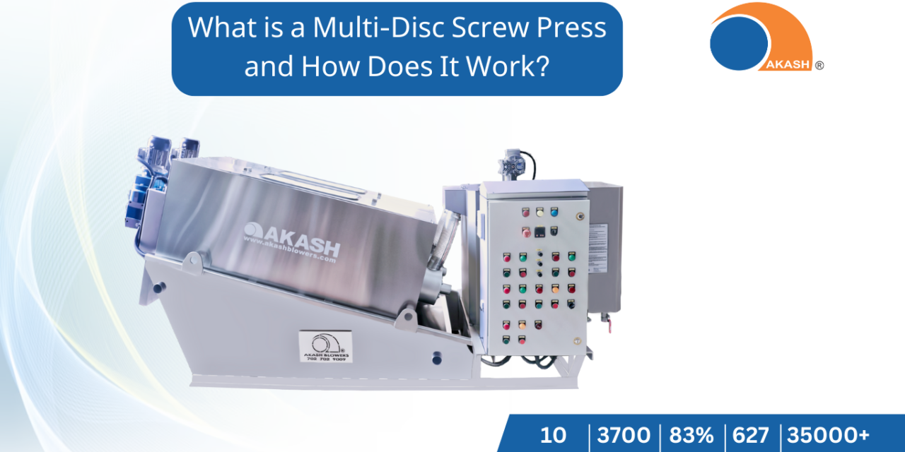 What is a Multi-Disc Screw Press and How Does It Work?