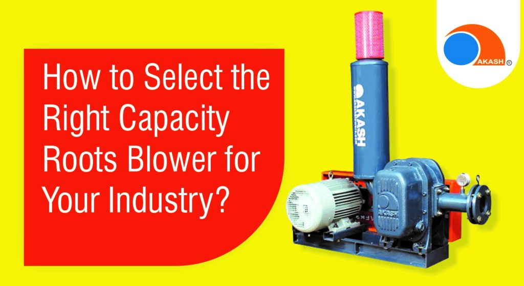 select Roots blower capacity