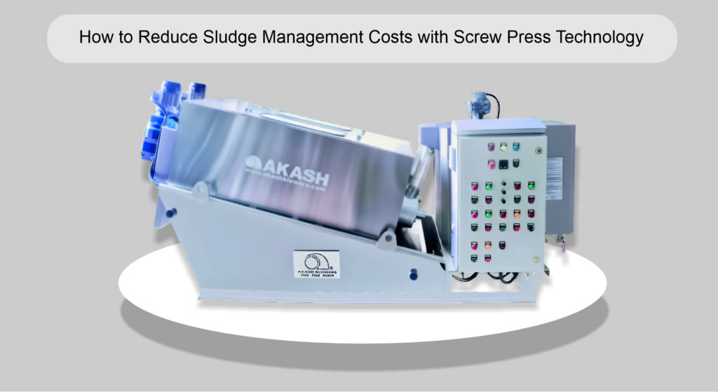 How to Reduce Sludge Management Costs with Screw Press Technology