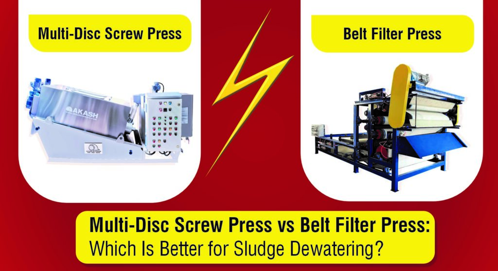 Multi-Disc Screw Press vs Belt Filter Press