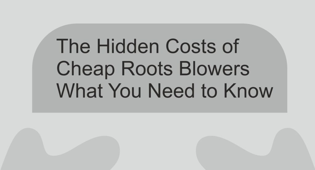Cheap Roots Blowers