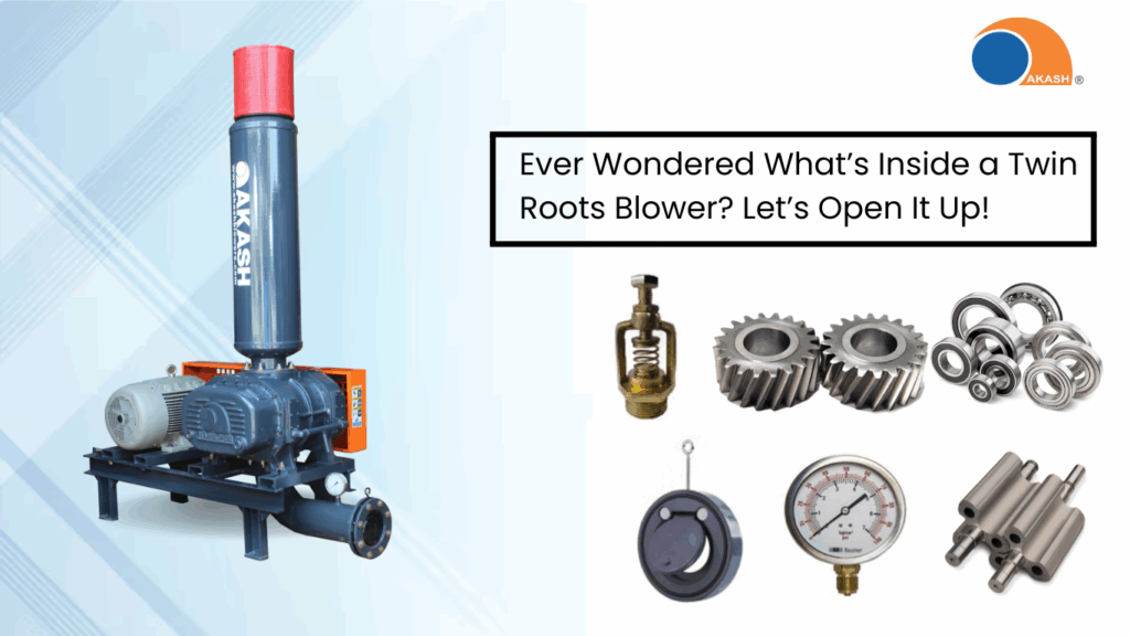 Twin lobe Roots blower parts