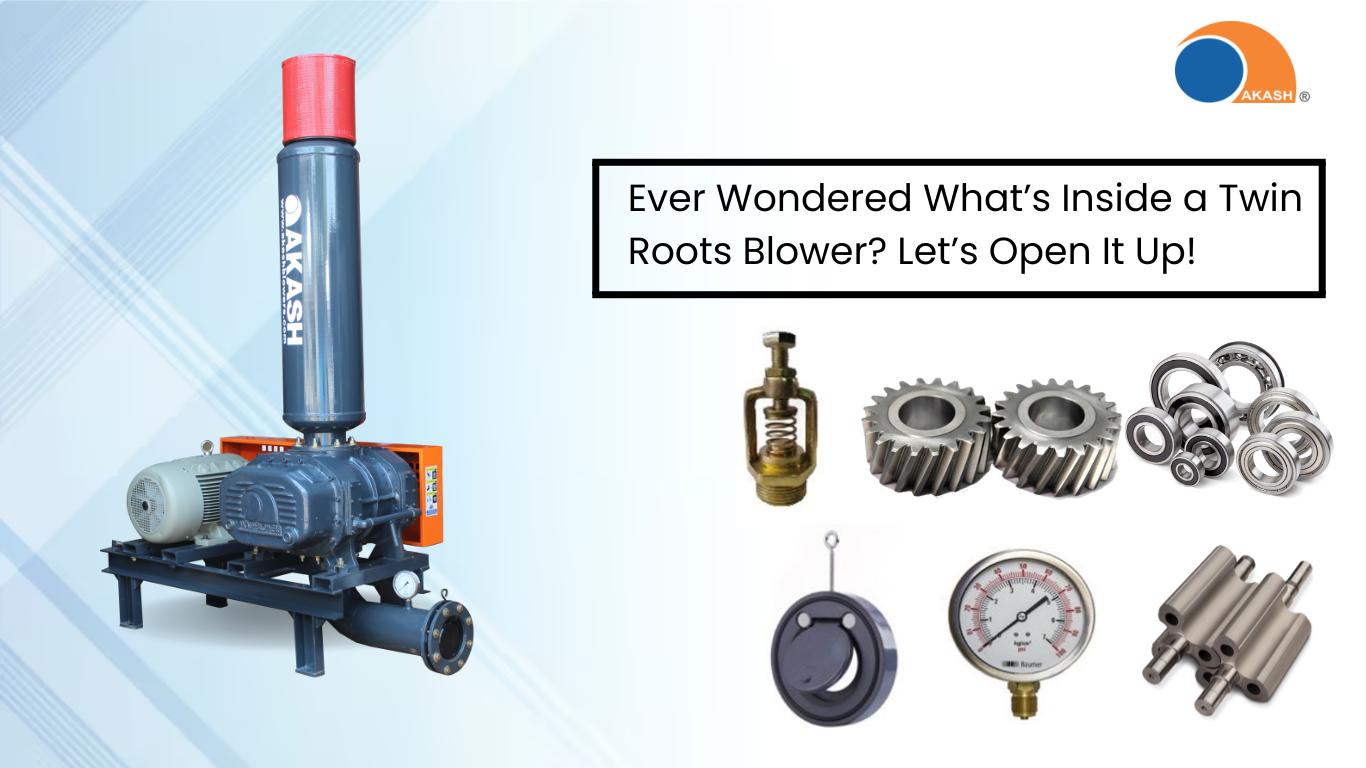 Twin lobe Roots blower parts