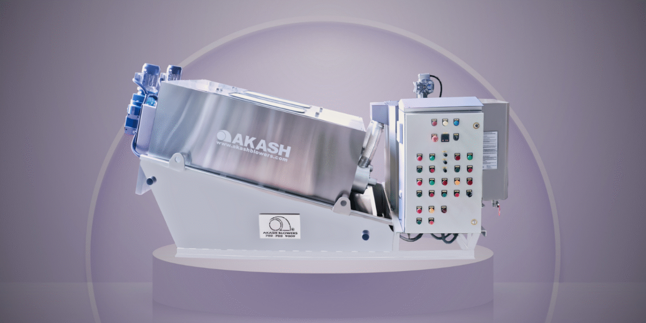 Why is Multi Disc Screw Press Ideal for ETP/STP Plants in India?
