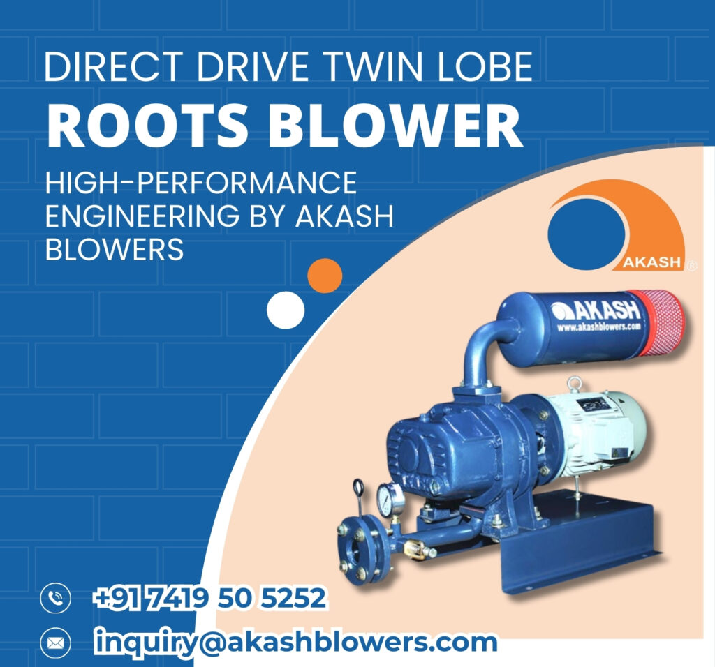 Direct Drive Twin Lobe Roots Blower