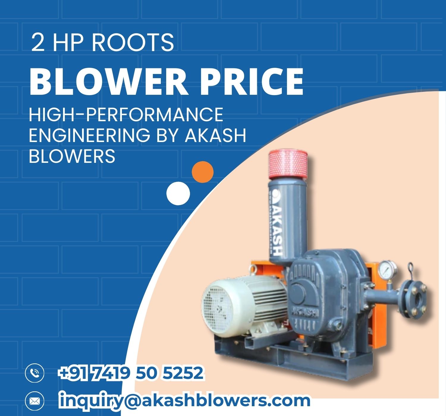 2 HP Roots Blower Price