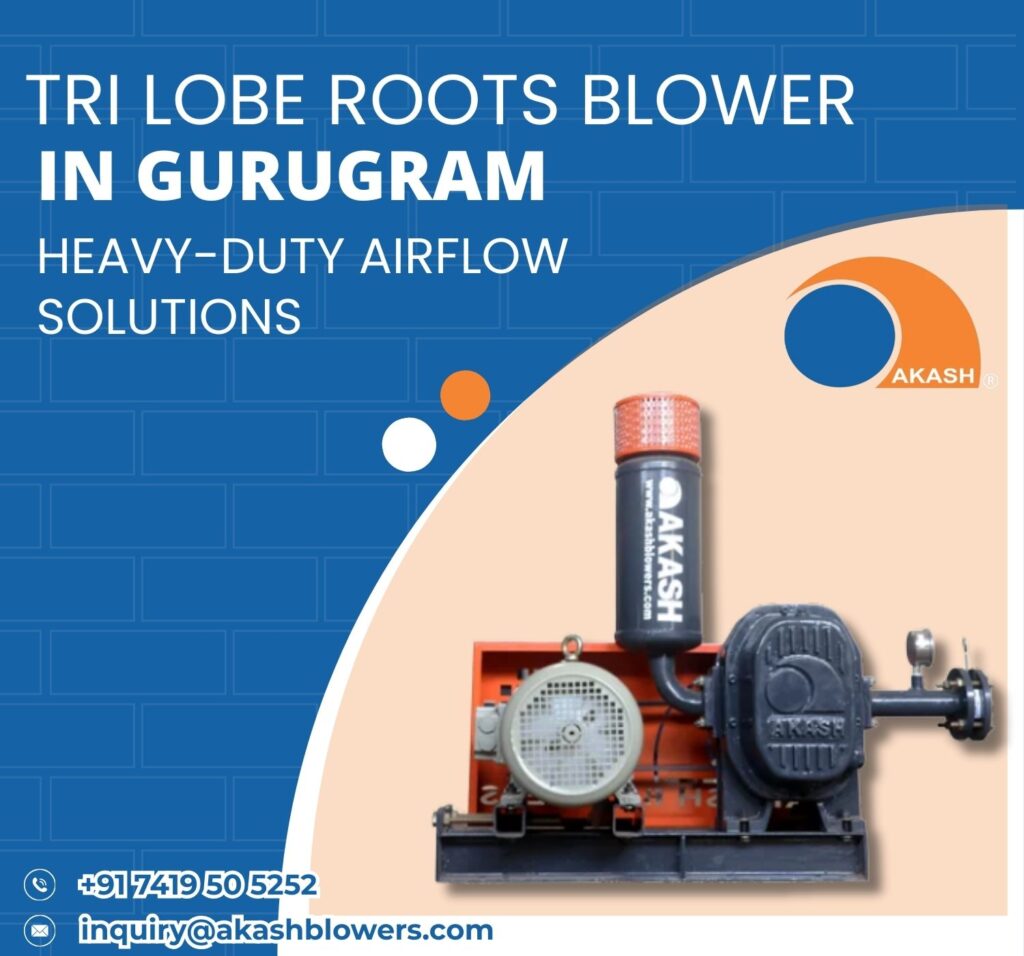 Tri Lobe Roots Blower in Gurugram