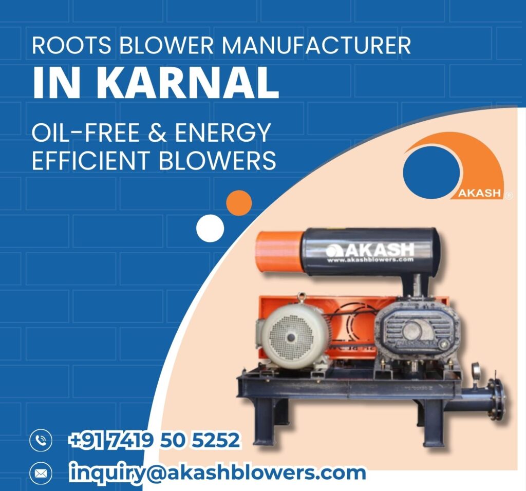 Roots Blower Manufacturer in Karnal