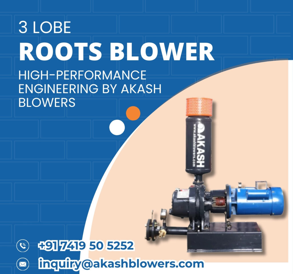 3 Lobe Roots Blower