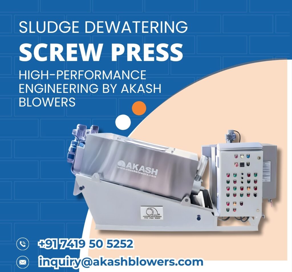 Sludge Dewatering Screw Press