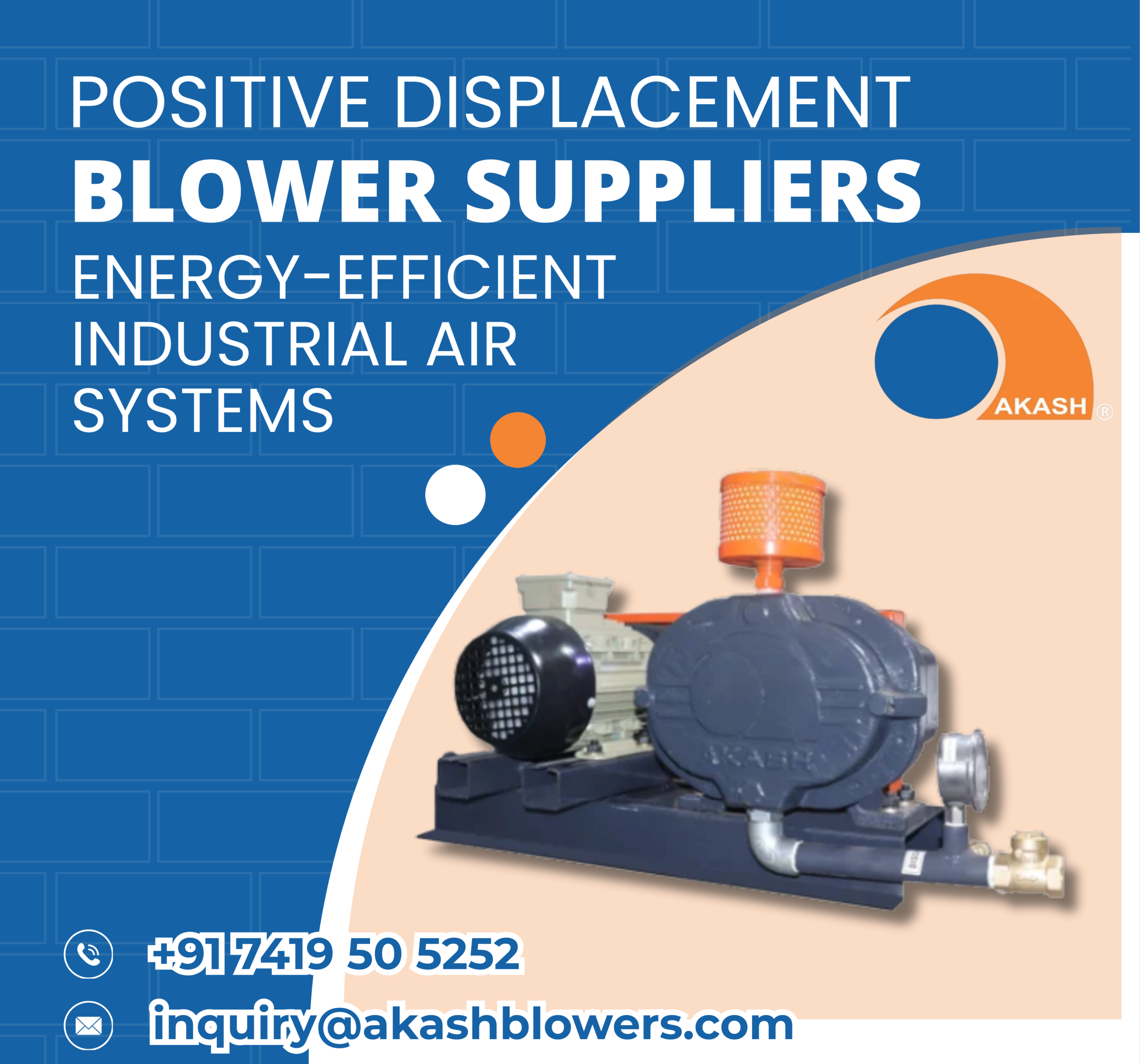 Positive Displacement Blower Suppliers | Energy-efficient industrial air systems