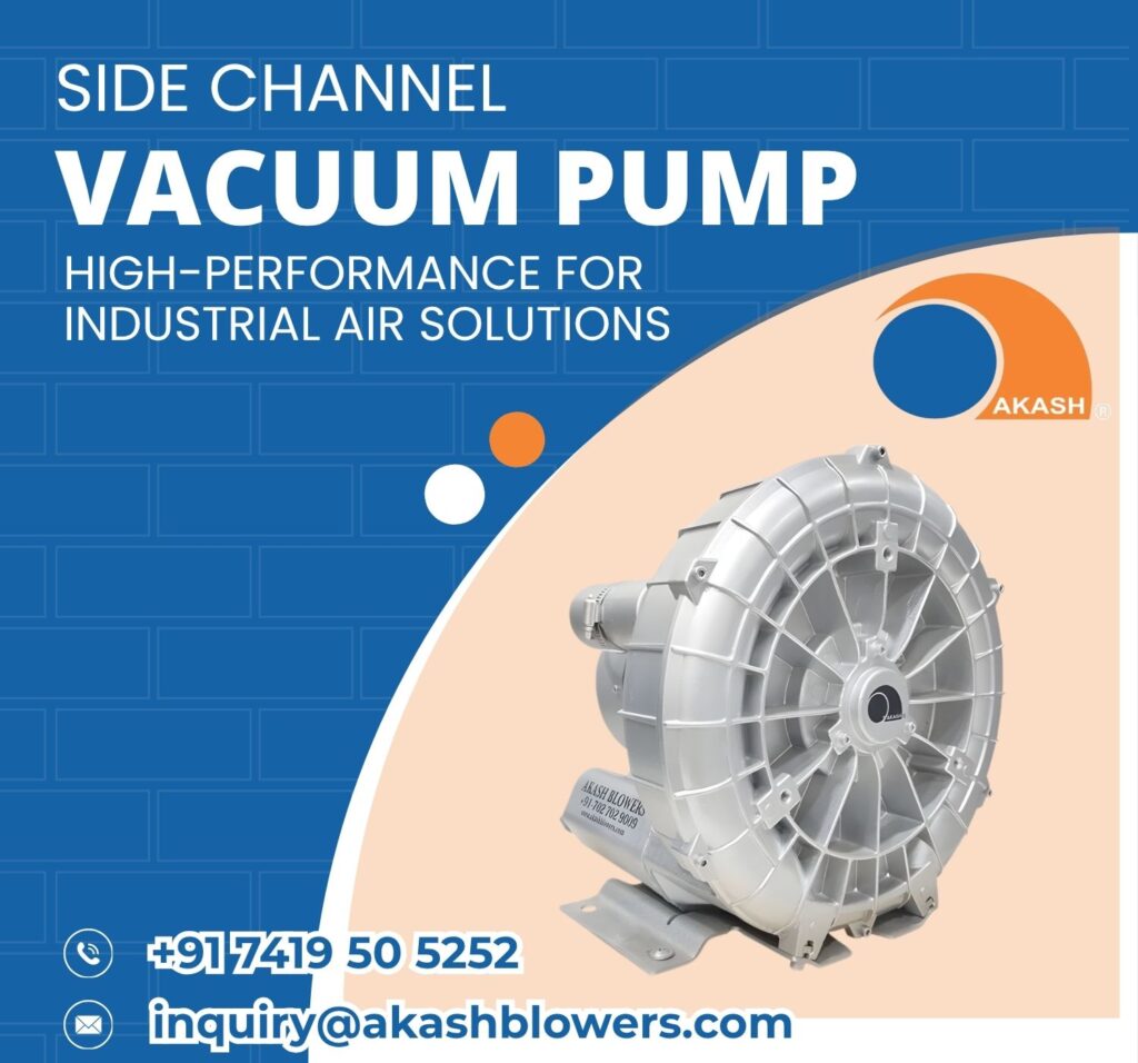 side channel vacuum pump