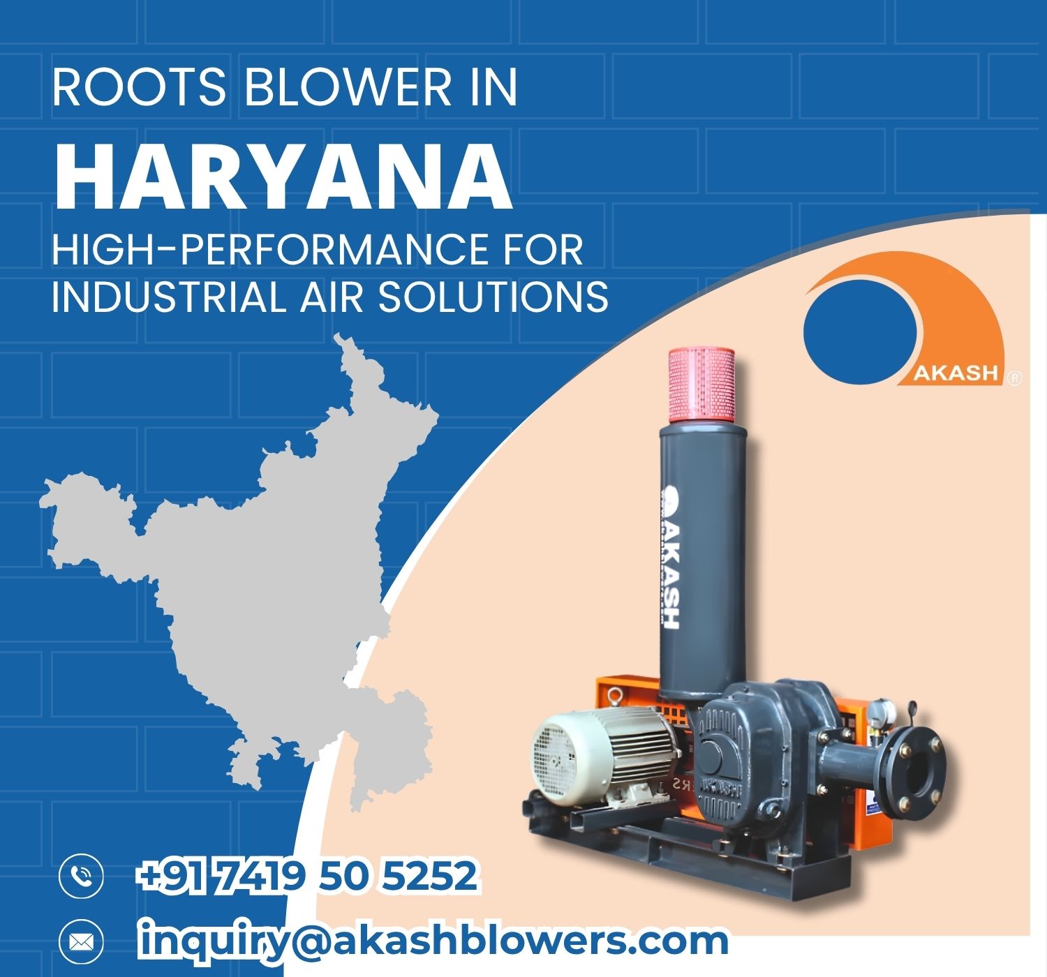 Roots blower in Haryana