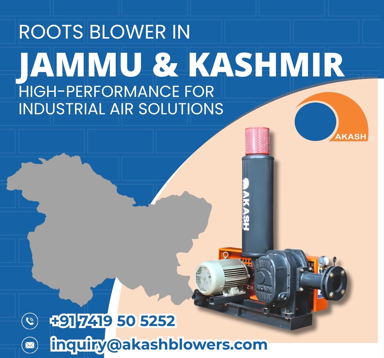Roots blower in Jammu & Kashmir