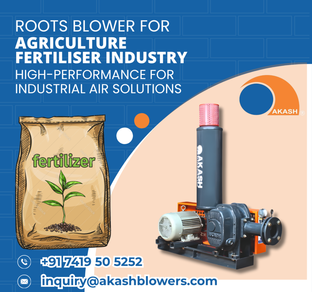 Roots Blower For Agriculture Fertiliser Industry