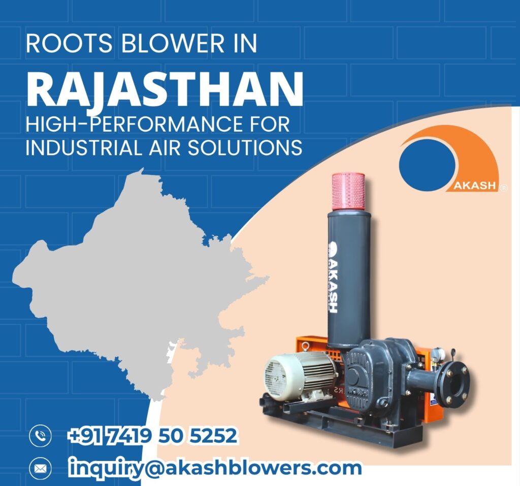 Roots blower in Rajasthan