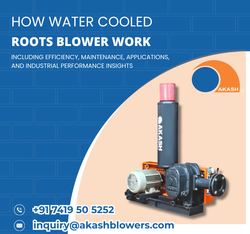 How Water Cooled Roots Blower Work