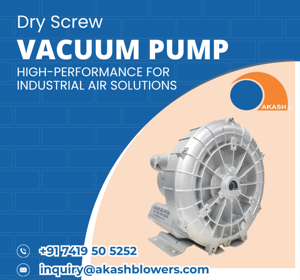 Dry Screw Vacuum Pump